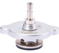 Bikeservice Adaptateur de bouchon de radiateur raccord droit, pour test de bouchon de radiateur