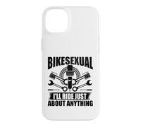 Bikesexual I'll Ride Just About Anything Promenades à vélo Amusantes Coque pour iPhone 14 Plus