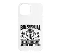 Bikesexual I'll Ride Just About Anything Promenades à vélo Amusantes Coque pour iPhone 15