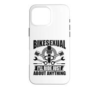 Bikesexual I'll Ride Just About Anything Promenades à vélo Amusantes Coque pour iPhone 16 Pro Max