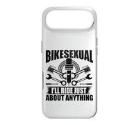 Bikesexual I'll Ride Just About Anything Promenades à vélo Amusantes Coque pour iPhone Air