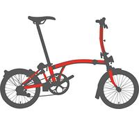 SportsCover Kit de bouclier Bikeshield Brompton – Unisexe Transparent Taille unique