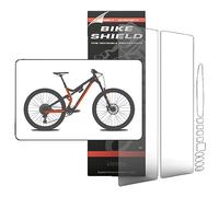 Bikeshield FULLPACK Oversize Matte Film de Protection Invisible pour Cadres/fourches/pédaliers VTT et Vélos de Route Transparent
