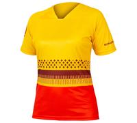 Bikeshirt femme Singletrack Print LTD rouge