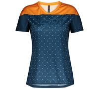 Bikeshirt femme Trail Flow bleu/jaune S