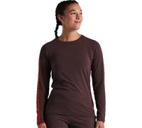 Bikeshirt manches longues femme Trail rouge