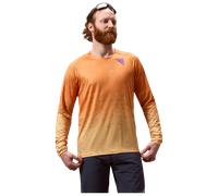 Bikeshirt manches longues Singletrack Print orange