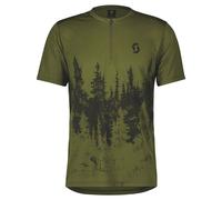 Bikeshirt Trail Flow Zip vert/noir XL
