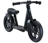 BIKESTAR Draisienne Aluminium pour Enfants garçons et Filles de 2-3 Ans | Vélo sans pédales Tout Suspendu 10 Pouces Fully | Noir