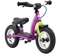 BIKESTAR Draisienne Enfants pour garçons et Filles de 2-3 Ans | Vélo sans pédales évolutive 10 Pouces Classique| Berry & Blanc