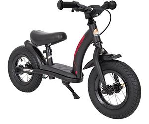 BIKESTAR Draisienne Enfants pour garçons et Filles de 2-3 Ans | Vélo sans pédales évolutive 10 Pouces Classique| Noir