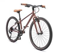 BIKESTAR Vélo VTC de Ville Poids léger 10kg en Aluminium | Bicyclette 26 Pouces, 9 Vitesses Shimano, Urbain | Cuivre