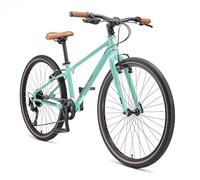 BIKESTAR Vélo VTC de Ville Poids léger 10kg en Aluminium | Bicyclette 26 Pouces, 9 Vitesses Shimano, Urbain | Menthe