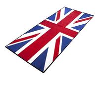 BIKETEK Outil Motocyclette Mat de Garage 190x80cm Union Jack, Unisexe, Multipurpose, Toute l'année