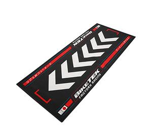 BikeTek Série 7 Tapis d'atelier de garage pour moto rouge soleil levant 190 x 80 cm Adapté pour Honda