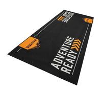 BIKETEK Tapis environnemental Garage Mat Adventure Ready Orange Noir Moto Neuf
