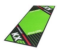 BIKETEK Tapis environnemental Garage Mat Noir Vert pour Moto Kawasaki KX Neuf