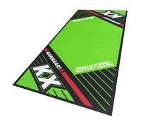 BIKETEK Tapis environnemental Garage Mat Noir Vert pour Moto Kawasaki KX Neuf