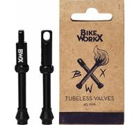 BikeWorkX BWX Tubeless Valves Valve Black 45.0