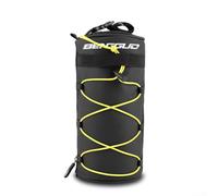 Biking Essential Sac de vélo multifonction avec bandoulière confortable et grand espace de rangement (Noir)
