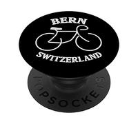 Biking Switzerland Bern Graphique PopSockets PopGrip Adhésif