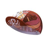 Bikingbros Casquette de cyclisme en polyester avec motif tête de mort - Doublure respirante et anti-transpiration - Taille unique, B15., taille unique