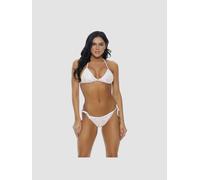 Bikini 2 Pièces Sea Me Drippin' à Sequin Blanc