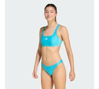 Bikini 3 bandes dos en V Lucid Cyan / Flash Aqua 48