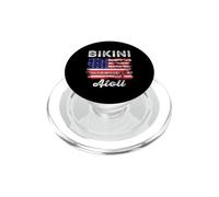 Bikini Atoll Drapeau Vieilli - Hommes, Femmes, Enfants - Drapeau de Bikini PopSockets PopGrip pour MagSafe