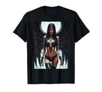 Bikini Babe T-shirt - Sexy Brunette Ange Déchus #1 T-Shirt