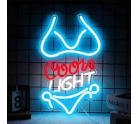 Bikini Crs Light - Panneau néon pour décoration murale - Pour les entreprises, les restaurants, les bureaux, les bars, les pubs