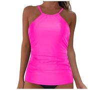Bikini de sport avec lacets, armatures, couverture complète, maillot de bain push-up, haut dos nu, bandeau à nouer à l'arrière, haut de maillot de bain pour femme, taille haute, dos nu, maillot de