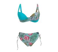 Bikini Femme 2 Pieces Maillot De Bain Gainant Women's Bikini Sets Two Piece Swimsuit V Neck High Waisted Ruched Tummy 2026 Summer Bathing Suit Tankini Maillot De Bain Femme Ronde (Green, M)