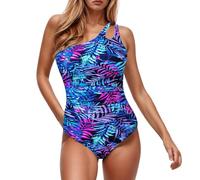 Bikini Femme Body Guide Push up Maillots de Bain Femme 1 Pièce Monokini Rembourré Beachwear Ruché Effet Ventre Plat Halter Réglable Sport Bikini de Plage