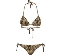 Urban Classics Haut de maillot de bain femme Animal (Leo 01720), multicolore, L (EU)