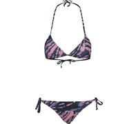 Urban Classics Bikini Ladies Tie Dye Vintageblue/Papaya Taille L Femme Bleu