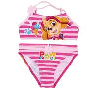 Bikini Patrouille Patrouille Maillot de Bain pour Filles | Maillot de Bain Deux pièces Paw Patrol pour Plage ou Piscine | Maillot de Bain Bikini Skye Top et Culetter Paw Patrol, Fuchsia, 6 Ans