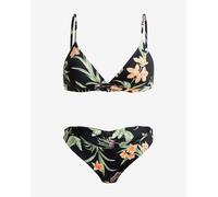 Bikini Roxy PT Beach Classics Fixed Tri noir vert orange femme - M