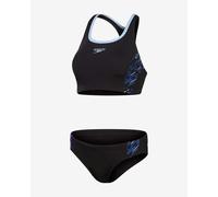 Bikini Speedo Placement Racerback noir bleu femme - 34