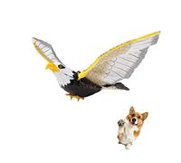 Bikirin Oiseau volant jouet pour chiens, jouets interactifs pour chien pour l'ennui pour chiot pour le dressage, d'activité d'intérieur à suspendre jouets électriques réutilisables pour petits chiens