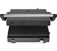 BiKitchen grill 200 électrique Grill à contact voyant lumineux, rabattable, réglage de la température en continu noir