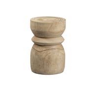 BIKKEL - Table d'appoint en bois naturel D28 Marron