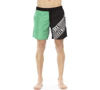Bikkembergs Beachwear BKK1MBM09_GREEN&BLACK Couleur : vert, Taille : M