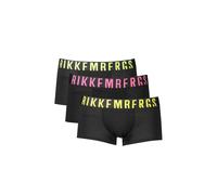 Bikkembergs, Homme, Sous-vêtements, Noir, Taille: M Lot de 3 boxers trunks