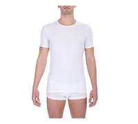Bikkembergs, Homme, Tops, Blanc, Taille: S T-shirt en Coton Col Rond Pack