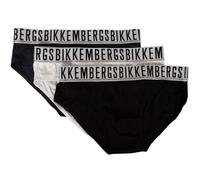 BIKKEMBERGS slip homme pack 3 pièces slip élastique visible sous-vêtement coton