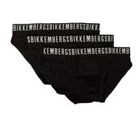 BIKKEMBERGS slips homme lot de 3 pièces caleçons élastiques visibles sous-vêteme