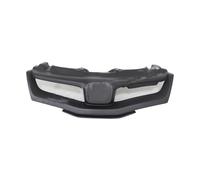 BIKKJBK Grille Calandre Avant Calandre en Fiber De Carbone Et De Verre (Non Peinte) pour Civic FN FK FN2 pour Type R 2006 - 2012, Entrée d'air De Style Mu-gen