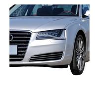BIKKJBK Grille Calandre Avant Couverture Calandre Phare Antibrouillard De Voiture Grille De Phare Antibrouillard Gauche Droite pour A8 pour D4 2010 - 2014 4H0807679 4H0807680