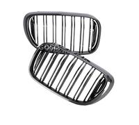 BIKKJBK Grille Calandre Avant Grille De Pare-Chocs De Voiture pour Série 7 G11 G12 730i 740i 750i 2015 - 2019, Remplacement De Grille Noire À Double Lamelle